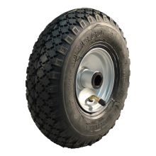Kings Tire Luftreifen + Rad 4.00-4 V-6605 6Pr + 2.10-4H2 Et0 Rollenlager Nl75 Stahl Grau