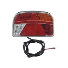 DAFA LED4 Glotrac Heckleuchte mit Stecker oder +1.5M Kabel | 7 Funktionen | 12/24V | 240*150