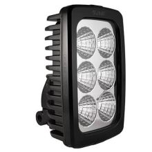 Tralert Arbeitsleuchte Ip68 6 X 5 Watt Osram LED'S 400Mm Kabel Mit Deutsch-Steckverbinder 9/36 V 30 Watt 3000 155,5 X 90 X 69Mm Breitstrahler Bei 12 Volt / 2,21A Bei 24 Volt / 1,11A Ce 38 Lux@ 10M / 0,25 Lux@ 122M Weiß 40 Grad Aluminium Schwarz Polycarbonat