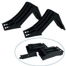Lokhen 2 X Klappbarer Unterlegkeil "Origamy 36" + 1 X Halter Schwarz