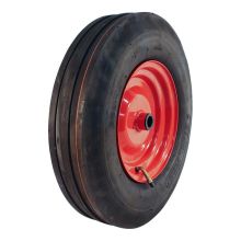 Kings Tire Luftreifen + Rad 3.50-8 V-8502 4Pr + 2.50Ax8 Et0 Rollenlager Ø25 Nl100 49 A3 Stahl Rot