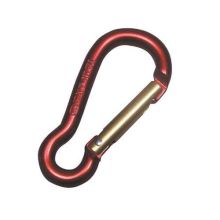 Feuerwehr-Karabinerhaken. verzinkt. DIN 5299C. 50 x 5 mm