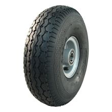 Kings Tire Luftreifen + Rad 4.00-4 V-6504 4Pr + 2.10-4H2 Et0 Kugellager Ø25 Nl75 Stahl Grau