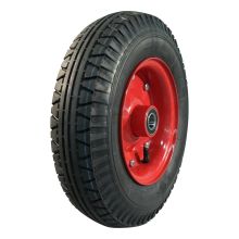 Vredestein Luftreifen + Rad 4.00-8 V-40 8Pr + 3.00D-8 Et0 Nl88 Stahl Rot