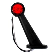 Umrissleuchte rot/weiß Ermax LED 12/24V. rechts. gerade