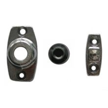 Türfeststeller komplett, verzinkt 3-teilig, Zapfenhöhe 11 mm