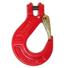 Haken mit Klappe und Fallsicherung 2000 kg. für 8 mm Kette