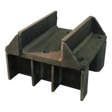FAD Montageplatte für Blattfeder 120Mm und Vierkantachse 130