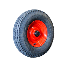 Narubb Luftreifen + Rad 4.80/4.00-8 S-6003 6PR + 2.50Ax8H2 ET-17 Nl88 71 M Stahl Rot