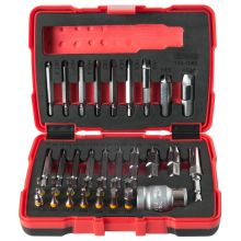KS TOOLS 1/4"+10 mm Torx- und Hexagonal-Sechskant-Bit-Satz 34-teilig