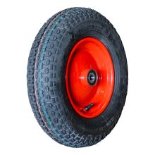 Kings Tire Luftreifen + Rad 3.50-8 V-9128 4Pr + 2.50Ax8 Nl75 46 N Kunststoff Rot