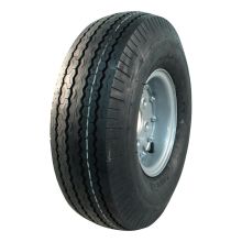 Novio Luftreifen + Rad 6.00-9 Hf-219 6Pr + 4.00E-9 84 M Stahl Grau
