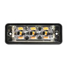 Tralert Ultraflacher Slimline LED-Blitzer | 3 LED'S | Amber | 10-30V