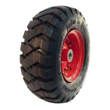 BKT Luftreifen + Rad 4.00/5.00-8 18X7-8 Pl-801 16Pr + 4.40D-8 Et0 Nl100 Stahl, Rot,