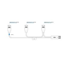 Vignal Verteilerkabel 7-Pin'S AMP auf 3X 4Pin MCP für LCR19 Leuchten