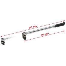 Teleskopgriff mit umschaltbarer Ratsche 3/4"