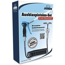 Ausblaspistolen-Set 5M Spiralschlauch. + Befestigungsteile