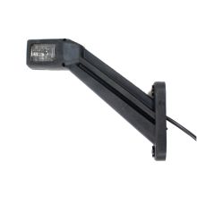Umrissleuchte klar/rot 24V + Seitenmarkierung links. 0.5 m Kabel
