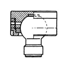 Überwurfstück geeignet für Kugelkopf Ø 44 mm