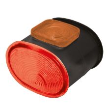 Aspock Superpoint I Ersatzglas. Rot/Weiß/Gelb