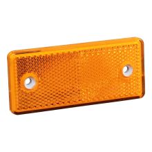 WAS Reflektor ⌧ Orange Anschraubbar+Selbstklebend 96 X 42