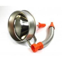 Trichter - Blech. Ø 200 mm mit Metallschlauch