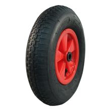 Kings Tire Luftreifen + Rad 4.80/4.00-8 V-6635 4Pr + 2.50Ax8 Gleitlager Ø20 Nl88 Kunststoff Rot