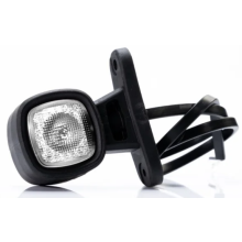 Fristom Led Begrenzungsleuchte 68 X 70 X 31Mm Rot/Weiß Universell Kabel 50Cm Offenes Drahtende 12/24 V