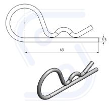 Federstecker für 905.000.129