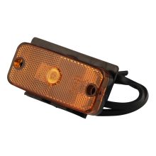 Radex Seitenmarkierungsleuchte Radex 915 LED 12V+24V inklusive Montagehalterung 90° Kabel 500mm mit Quick Connector