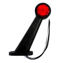Umrissleuchte rot/weiß. Ermax LED 12/24V. links gerade