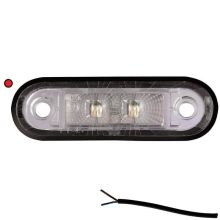Fristom LED-Umrissleuchte Rot 12-24V DC
