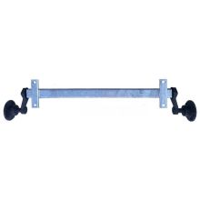 BWN 1000 kg BWN-Schlegl-RAB ungebremste Gummifeder Achse VK64 / Verschiedene Auflagenmaße: 1000-1800mm | AS: 112x5
