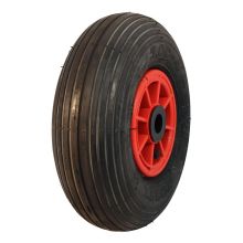Narubb Luftreifen + Rad 3.00-4 S-2301 + 2.10X4 Rollenlager Nl75 Kunststoff Rot