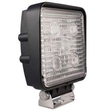LED Autolamps Arbeitsscheinwerfer Ip67 5 X 3 Watt Bridgelux Led'S Kabel 400Mm 9/110 V 15 Watt 1200 128 X 110 X 45Mm Breitstrahler Bei 12 Volt / 0,91A Bei 110 Volt / 0,12A Ce, Ece-R10 9 Lux@ 10M / 0,25 Lux@ 63M Weiß 70 Grad Aluminium Schwarz Polycarbonat