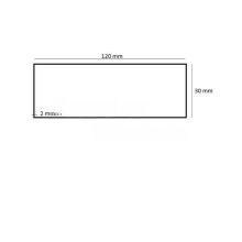 ALU-PROFIEL 120*30*2 L=7,5M (LICHTLIJST)