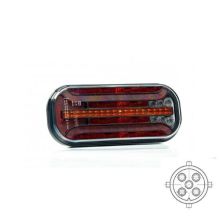 Fristom LED-Rückleuchte Universal Bremslicht Blinker Kennzeichenleuchte Rückfahrleuchte Rückleuchte Rechteck Reflektor Ip68 12/24 V