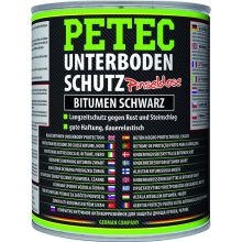 Petec Unterbodenschutz Bitumen-Streichdose. Schwarz. 1.000 ml
