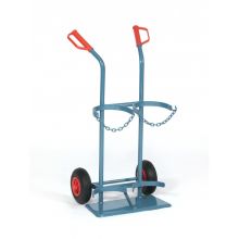 Flaschenwagen C2H2 O2 verzinkt Autogen