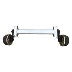 Schlegl 1400 kg gebremste PKW Anhänger Gummidfeder VK80 Achse | Radbremse Typ 200x40 | Verschiedene Auflagenmaße : 800 bis 1900 mm | AS: 112x5