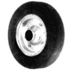 Ersatzrad, Vollgummi Stahlfelge 200 X 50