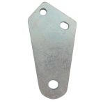 Stoßdämpferhalter 115 x 60 mm für Alko, verzinkt.