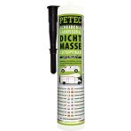 Petec Scheiben- und Karosseriedichtmasse. Kartusche. schwarz
