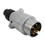 Stecker 7-polig , Aluminium-Schraubverbindung DIN 72577