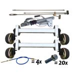 Schlegl V-1800-2400 kg TANDEM BWN-Schlegl-RB Komplett Anhänger Achsen Fahrgestell Satz gebremst | AM: 800-1900 | AS: 112*5