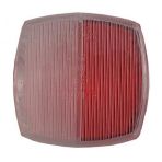 Aspock Squarepoint Url einzelnes Glas rot/klar