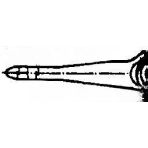 Deichselteil H-variabel Zugöse (nr.1)
