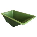 Robuste Polyester-Schubkarrenwanne 160 Liter (für A14006)