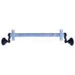 BWN 1000 kg BWN-Schlegl-RAB ungebremste Gummifeder Achse VK64 / Verschiedene Auflagenmaße: 1000-1800mm | AS: 112x5