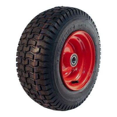 Kings Tire Luftreifen + Rad 16X6.50-8 V-3502 4Pr + 5.50Bx8H2 Et0 Nl100 Stahl Rot